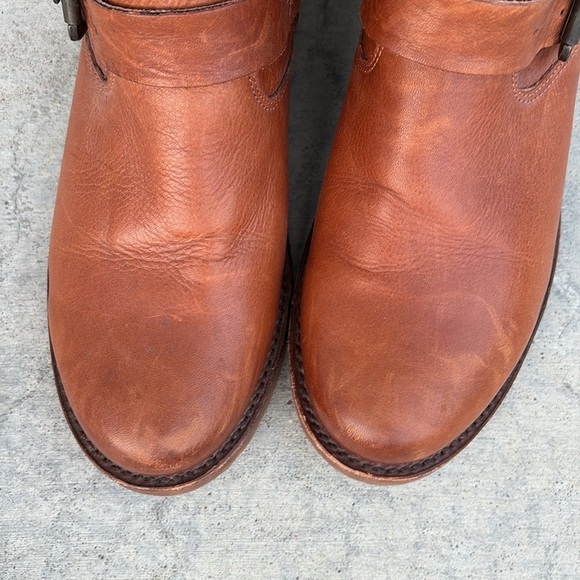 Frye Veronica Women’s Leather Buckle Short Boots Size 7.5B - Picture 5 of 8